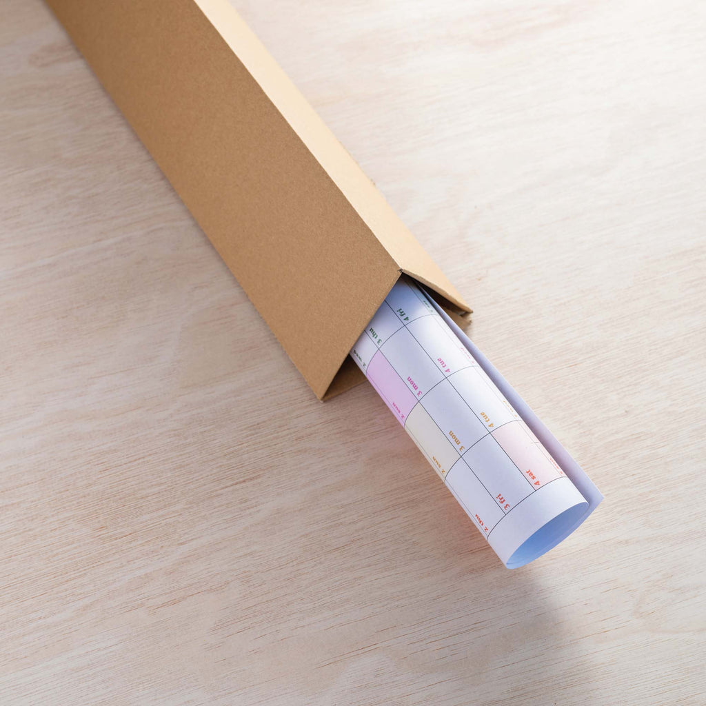 2027 Wall Planner in Plastic Free packaging.