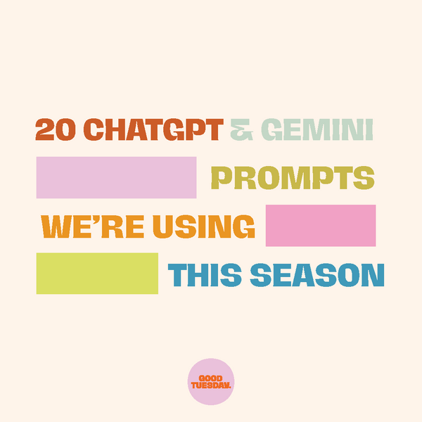 20 CHATGPT / GEMINI prompts we're using this season