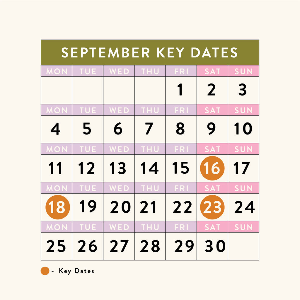 Is Tomorrow September September 2023 - Dates for your calendar– Good Tuesday