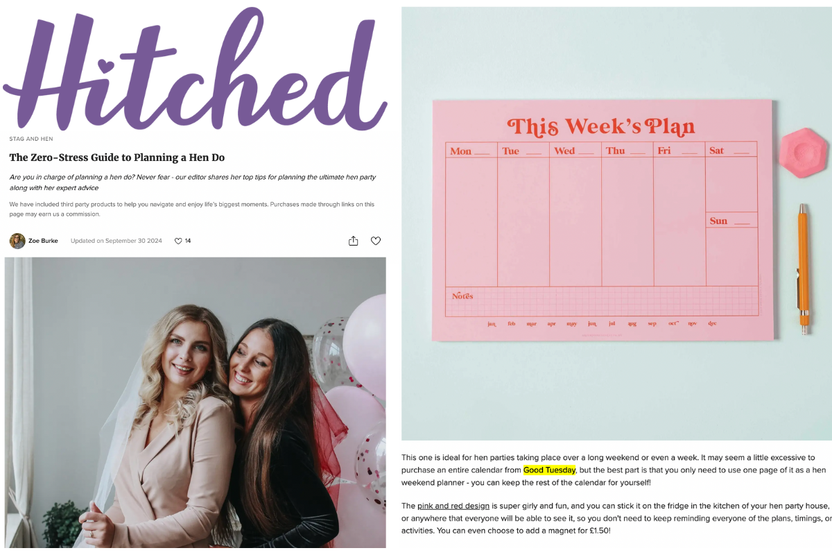 Hitched | Online Feature