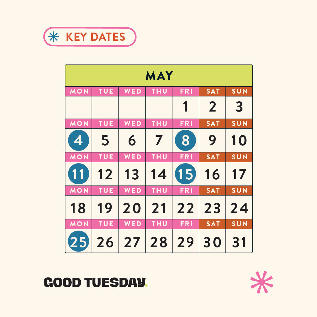 May 2026 - Dates For Your Calendar