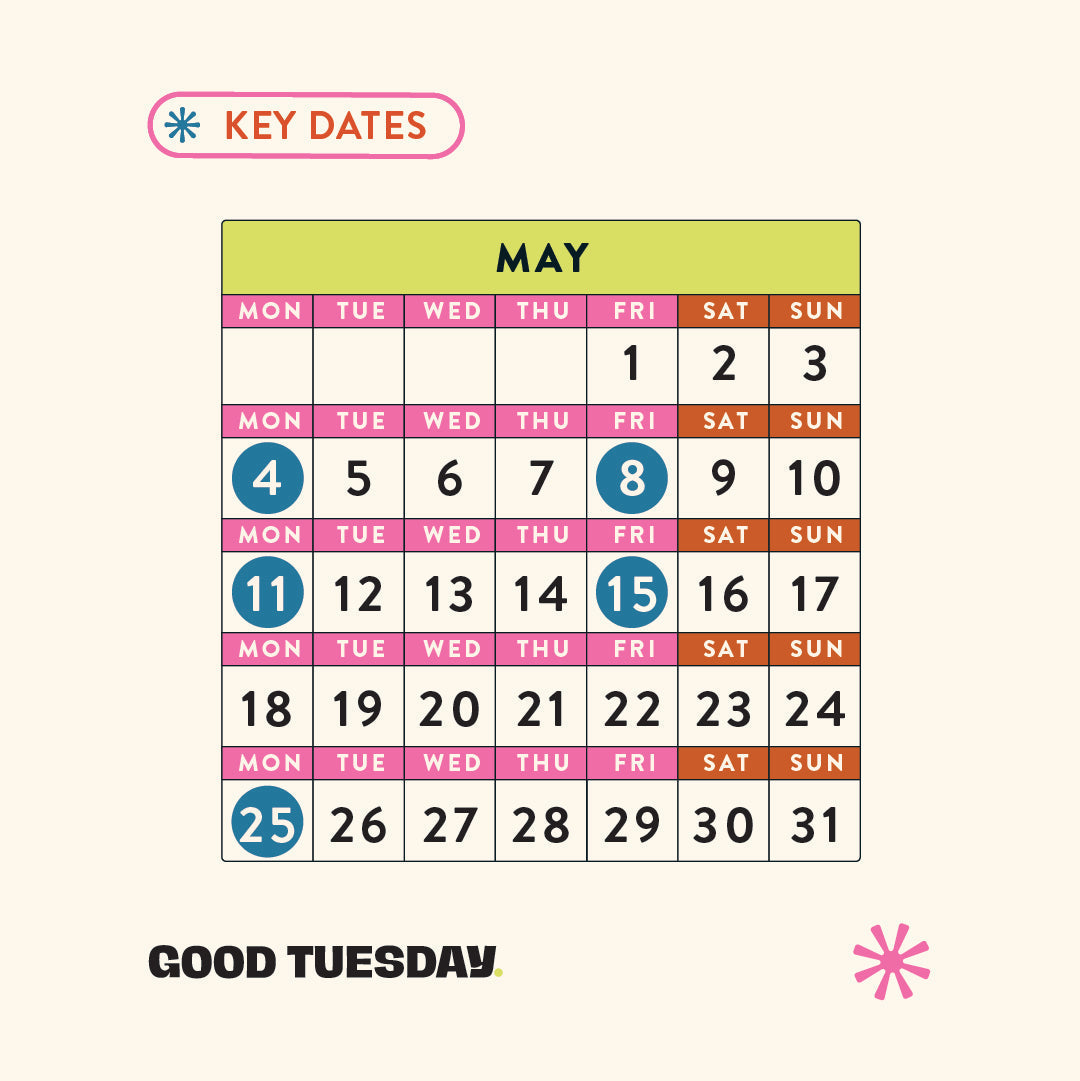 May 2026 - Dates For Your Calendar