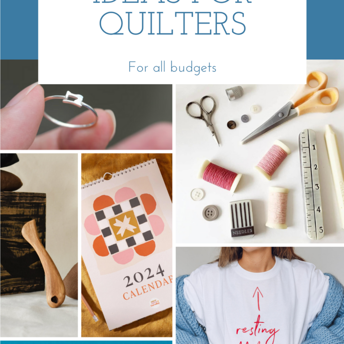 Mum in the Madhouse Gift Ideas for Quilters featuring the 2024 Patchwork Calendar by Once Upon a Tuesday