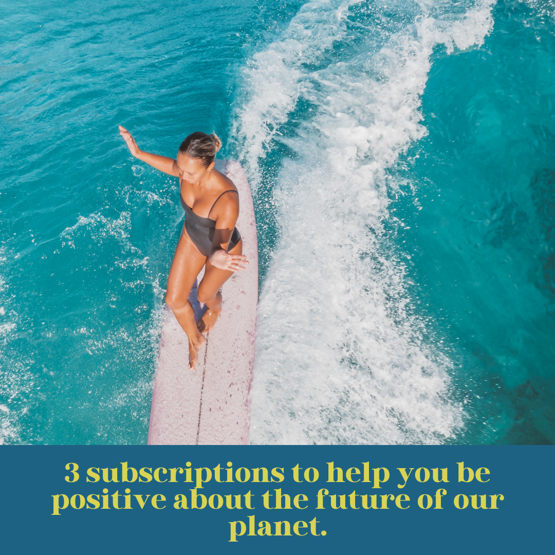 3 Subscriptions to Help you be Positive about the Future of our Planet