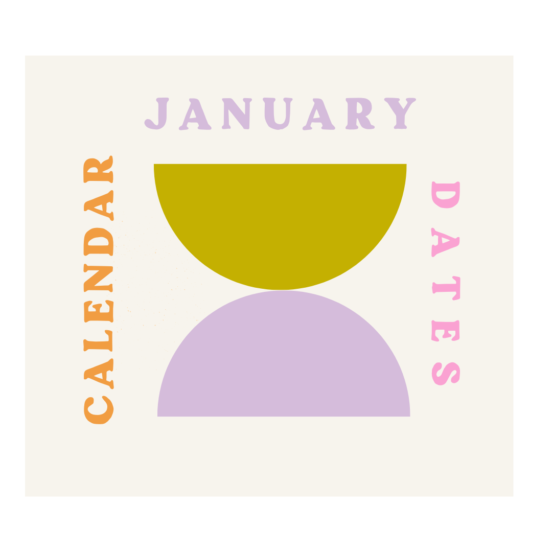 January 2023 - Dates For Your Calendar