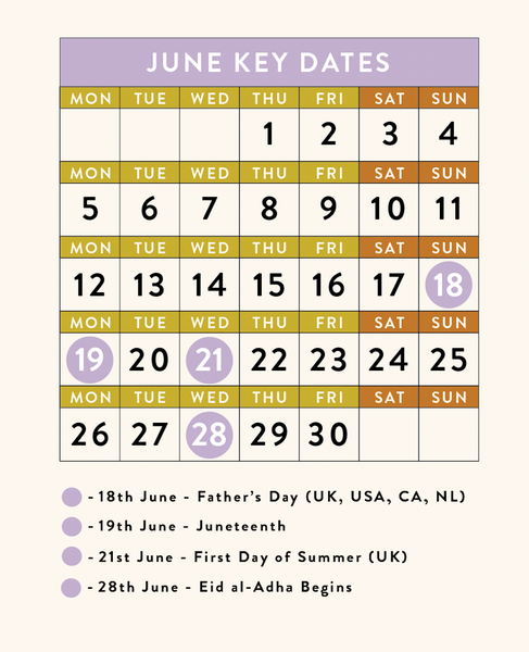 June 2023 - Dates for your calendar