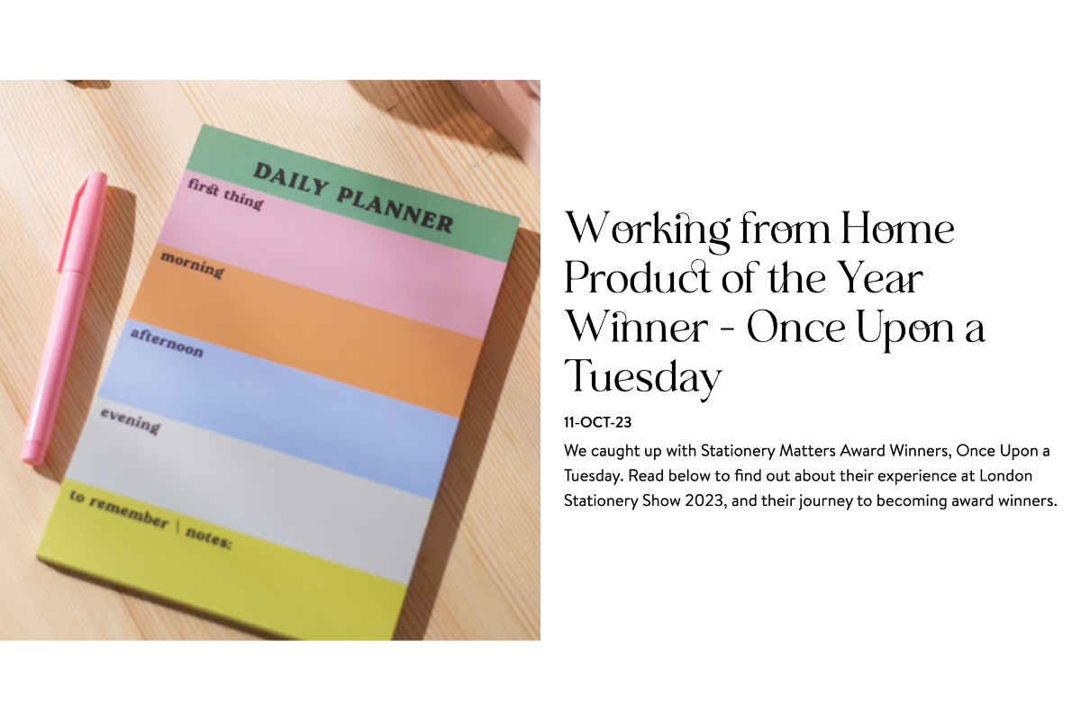 Stationery Matters | Online Feature