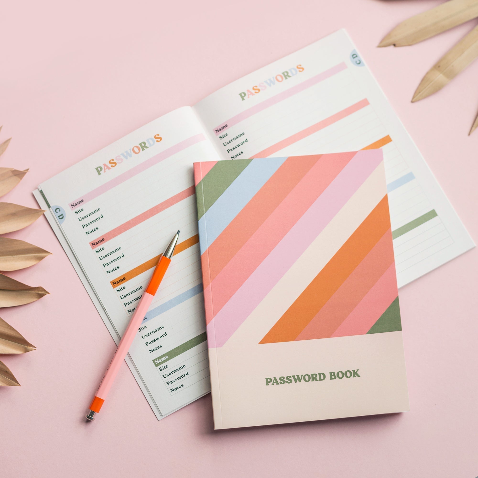 How to remember passwords. Alphabetical A5 Password Tracker Book. 