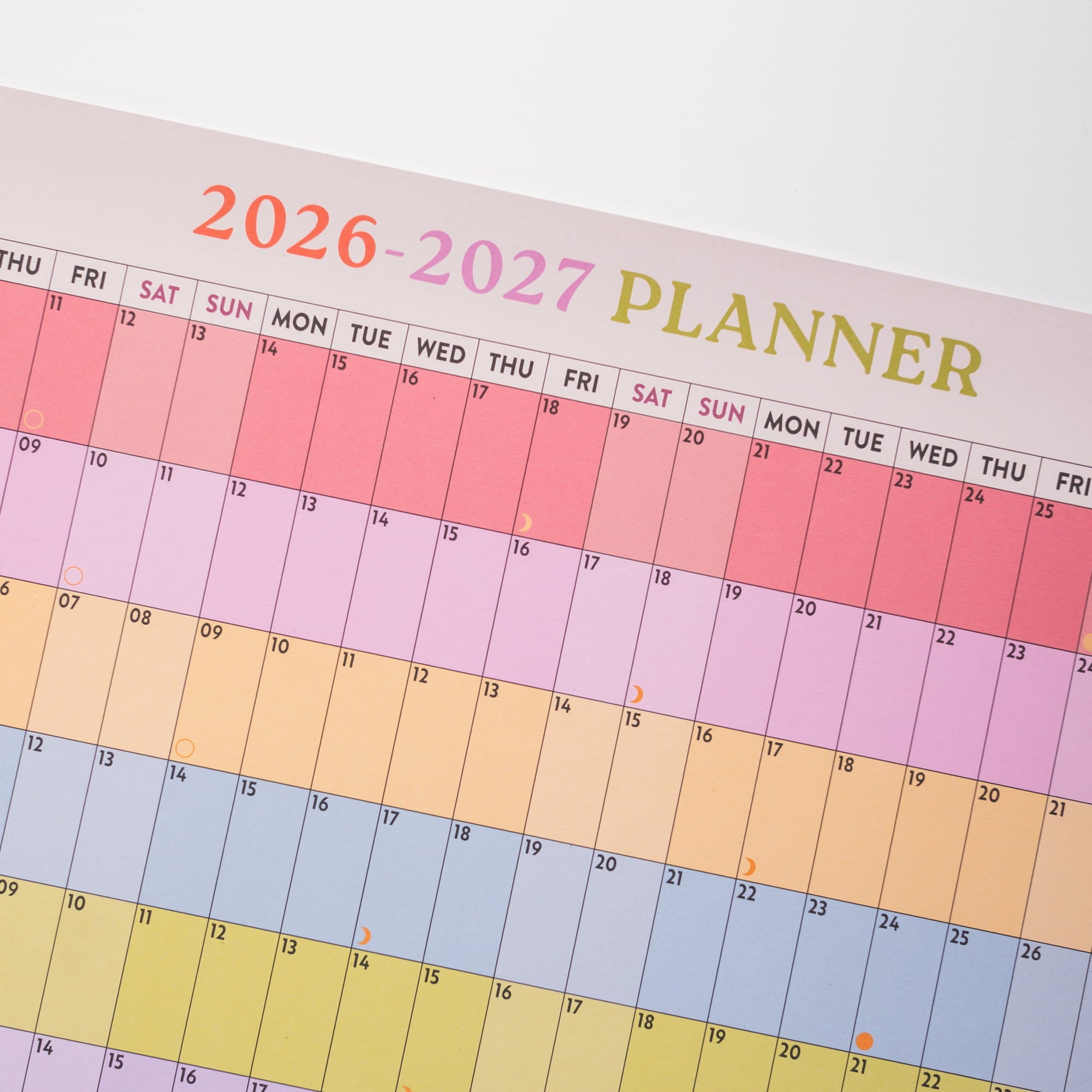 2026-2027 Academic Year Wall Planners