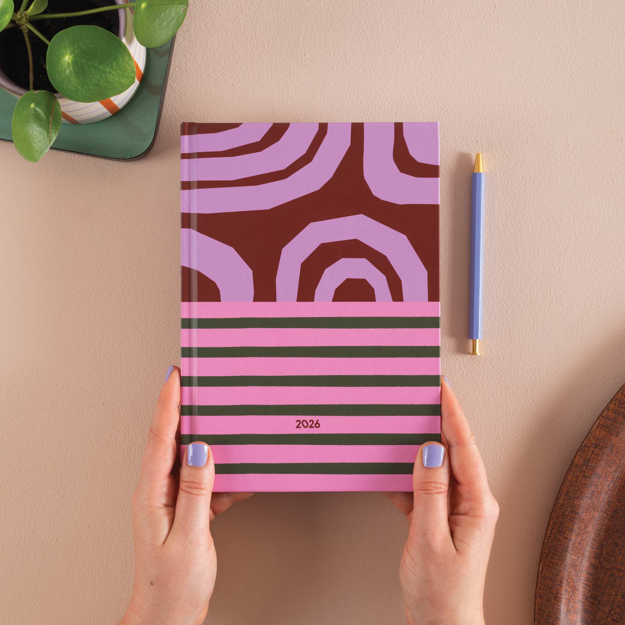 Organised Chaos 2026 Diary. Bold and Colourful Print. 