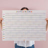 2027 Landscape Wall Planner. View your year at a glance. Colourful and compact 2027 calendar. 100% Recycled paper. 