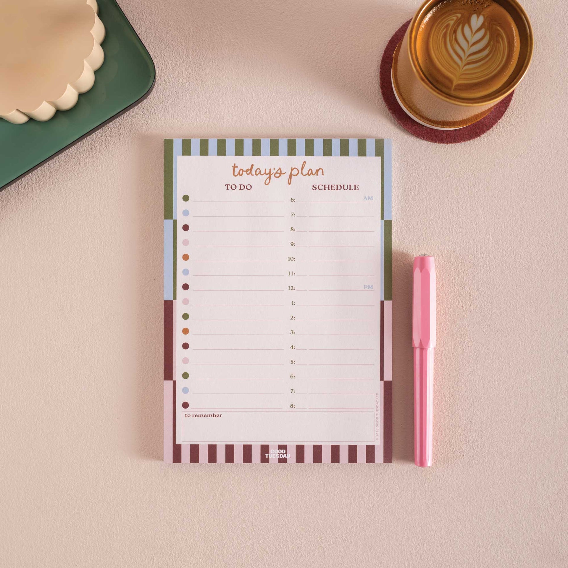 A5 Boho Nouveau Daily Planner Pad