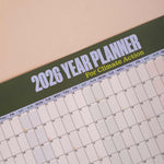 2026 Year Planner for Climate Action by with Cool Earth logo and Good Tuesday. List of key environmental dates.