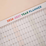 A1 Landscape wall planner, bold design, Work Hard, Play Nice. 