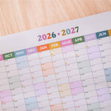 academic 2026 - 2027 year wall planner This is the year. portrait planner. 100% recycled paper