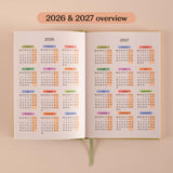 2026 Diary | A5 Hardcover Week to View | Cobalt Starburst