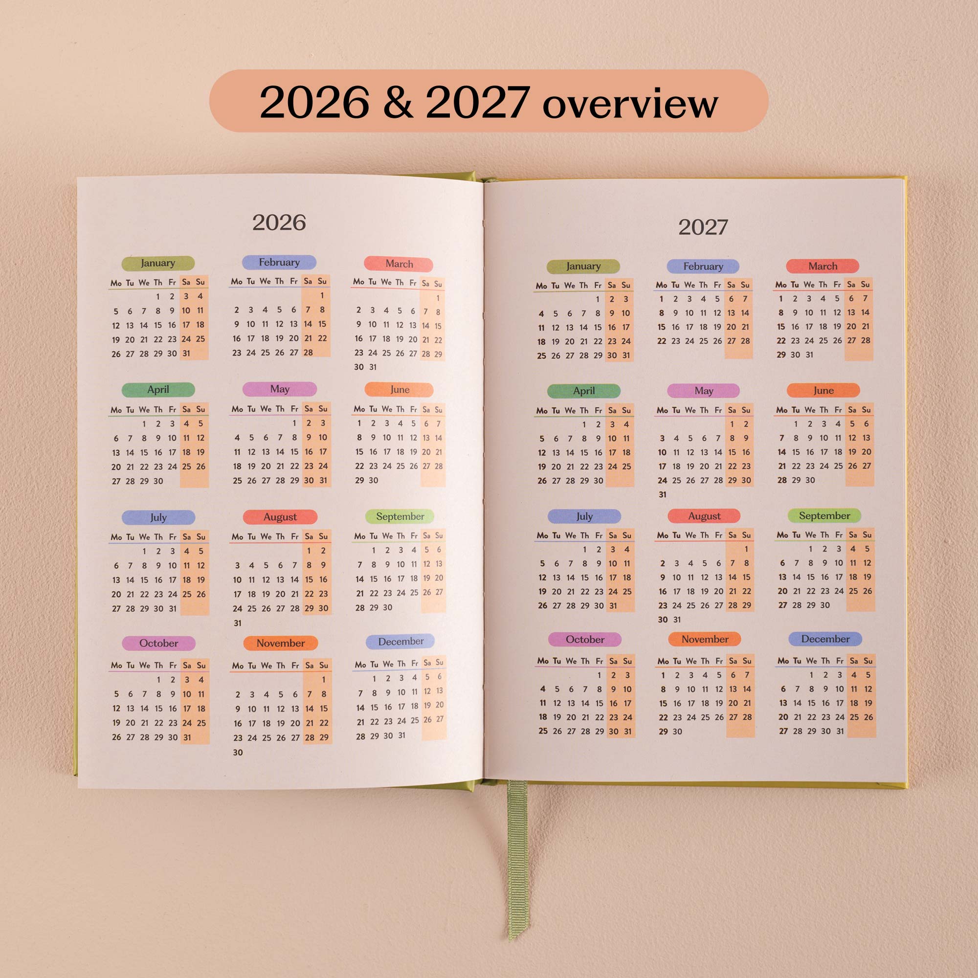 Open calendar showing 2026 and 2027.