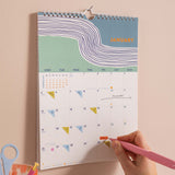 2026 Calendar | Tidal Waves | A4