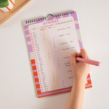 Colorful 'Kids Co-Parenting Family Calendar'. 100% Recycled Paper. Bcorp Certified. 