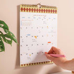 2026 Boho Nouveau A4 Calendar