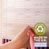 2026 Family Wall Planner | Boho Nouveau | A3 | 5 Columns