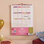 Bright and Bold, stripes and checks 2026 calendar.