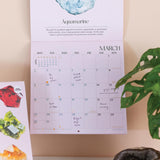 2026 Crystal Calendar with March.