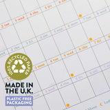 Good Tuesday 2026-2027 academic A1 Landscape wall planner, this is the year. 100% recycled paper, made in uk. Plastic free packaging