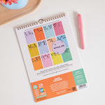Good Tuesday's 2026 Calendar, Colorful. 100% recycled paper. Bcorp Certified.