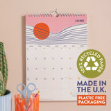 2026 Calendar | Tidal Waves | A4