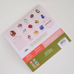 Calendar with gemstone illustrations 