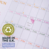 Good Tuesday A1 Landscape wall planner, this is the year. 100% recycled paper, made in UK. Plastic free packaging. 