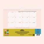 2026 Colour Pop Calendar in a landscape design. 