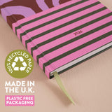 Organised Chaos 2026 Diary. Bold and Colourful Print. Made in the UK on 100% Recycled Paper.