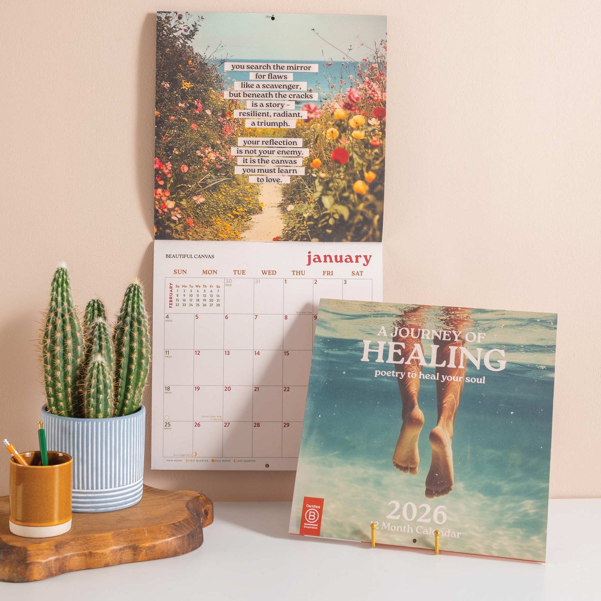 2026 Poetry Calendar Journey Healing