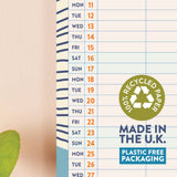 2026 - 2027 A3 Family Wall Calendar | Academic Year | Tidal Waves