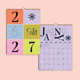 2026–2027 Academic Year Calendar | Playful Type | August Start | A4