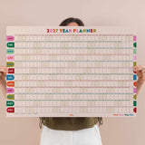Nice Arches 2027 year wall planner with colourful design using recycled paper