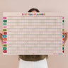 Nice Arches 2027 year wall planner with colourful design using recycled paper