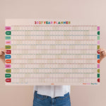 Nice Arches A1 2027 year wall planner with colourful design using recycled paper