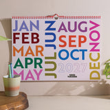 2027 Calendar | Simply Bright | A3 | Landscape