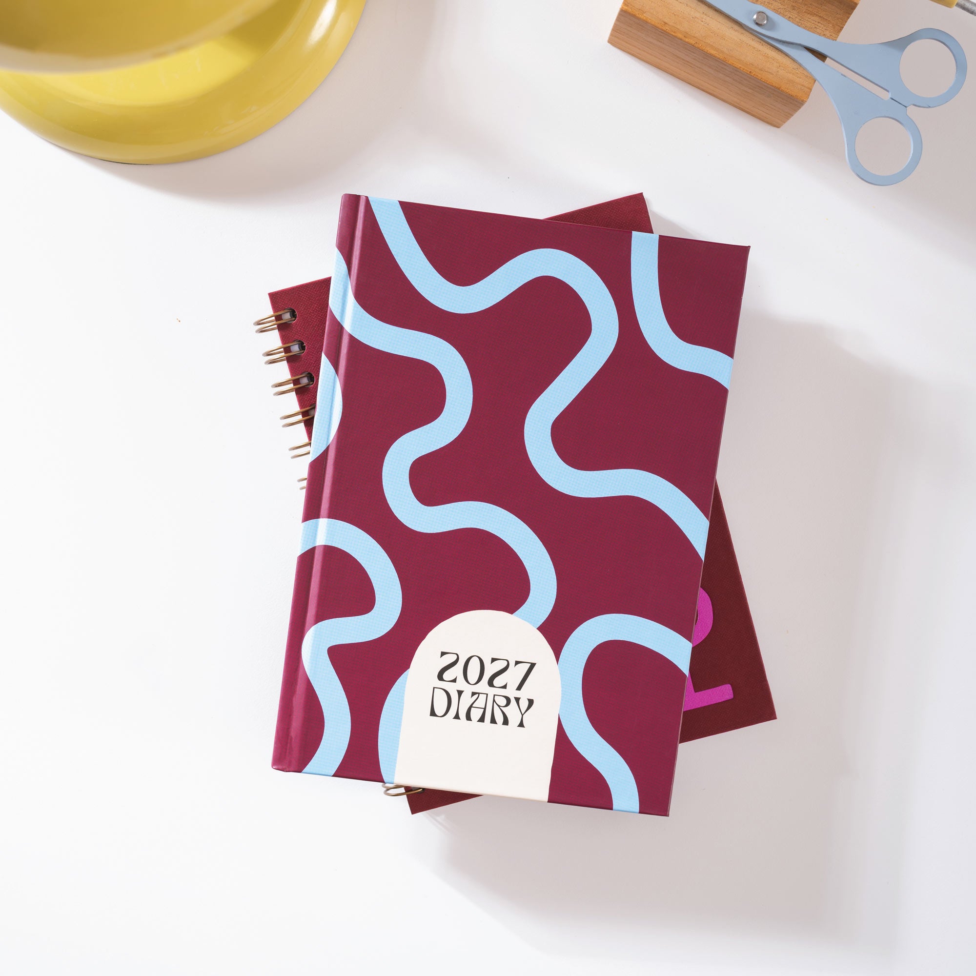 Sky Blue and Plum 2027 Diary by Good Tuesday