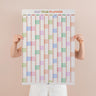 2027 Pastel Soft Focus Year Wall planner by Good Tuesday