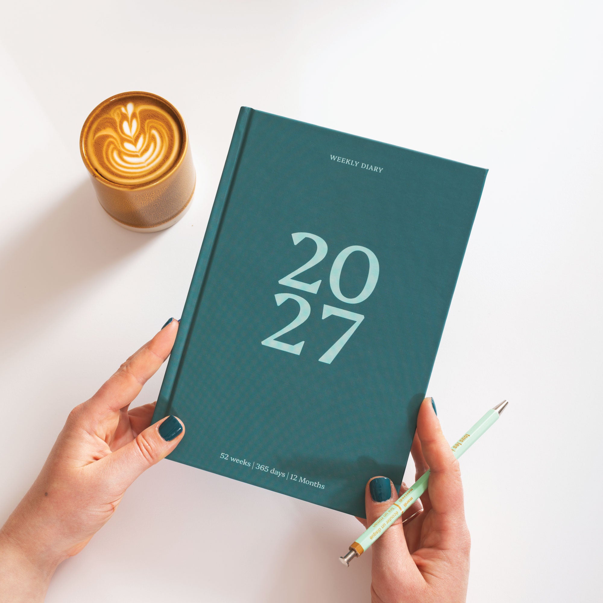 Teal weekly 2027 Diary by Good Tuesday