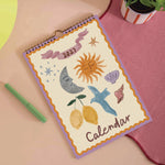 2027 The Good Life A3 Wall Calendar, watercolour illustrations, month to view