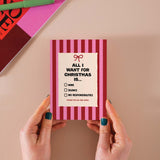 All I Want for Christmas | Christmas Card | A6