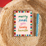 Lovely Human | Christmas Card | A6