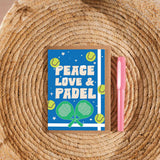 Peace, Love & Padel | Christmas Card | A6