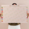 2027 Boho Arches wall planner, landscape format by Good Tuesday