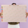 2027 Boho Arches wall planner, landscape format by Good Tuesday